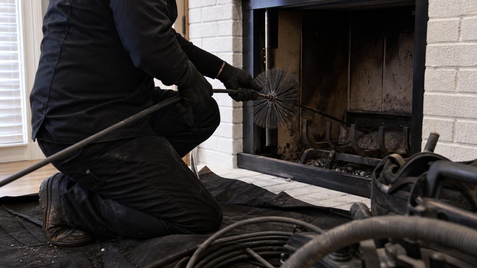 Practical chimney sweep & inspection in Irvington